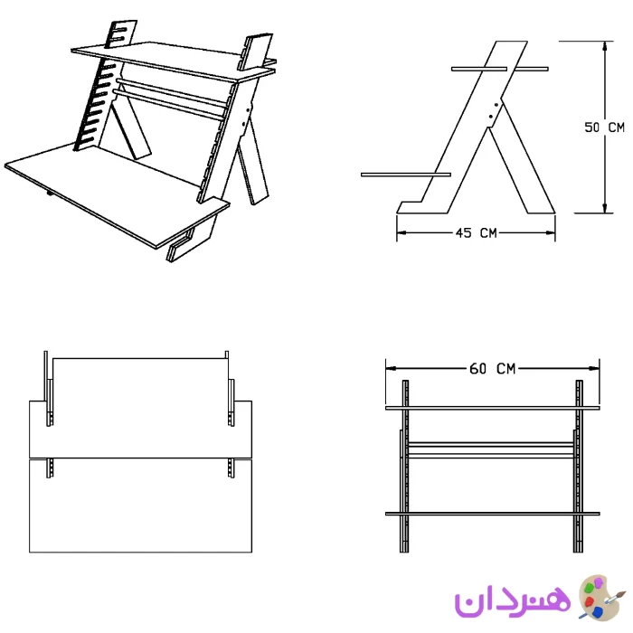 استند لپ تاپ قابل حمل23